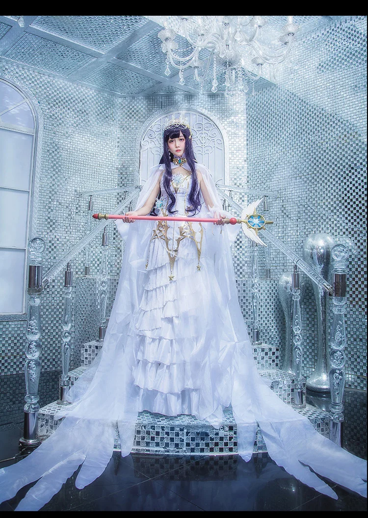 Card Captor Sakura Tomoyo Daidouji cosplay costume Snow Angel daidouji dress comics cosplay