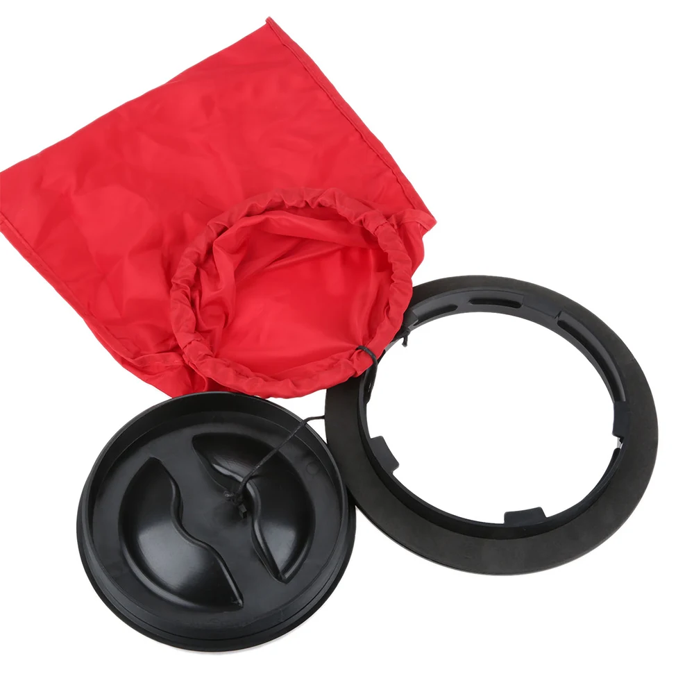 

6inch Waterproof Kayak Boat Canoe Deck Plate Cover with Red Storage Bag for Marine Boating Water Sport