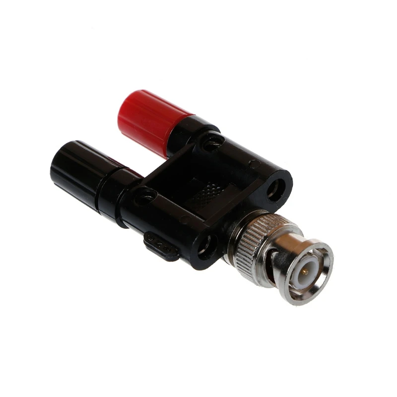 Штепсельная Вилка BNC к двойному разъему типа банан коаксиальный разъем 4 мм
