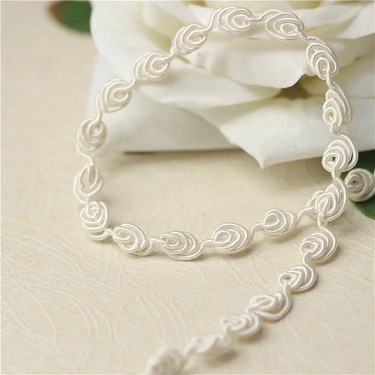 Обрезка бежевого цвета одежды свадебных платьев аксессуары для шитья сделай сам