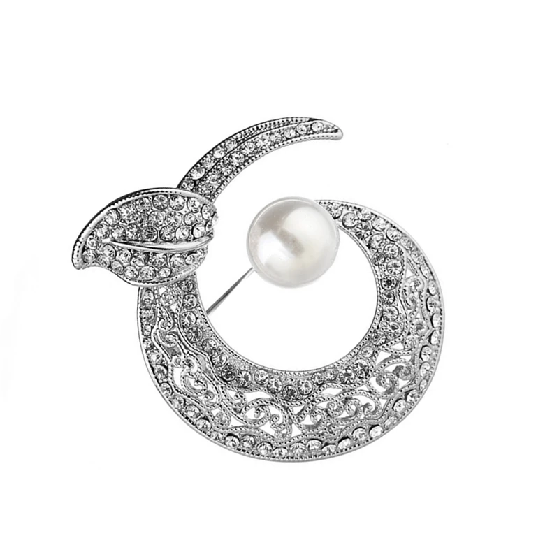 Модные украшения Спираль листьев бутон Броши шарф с лацканами брошь Зажимы