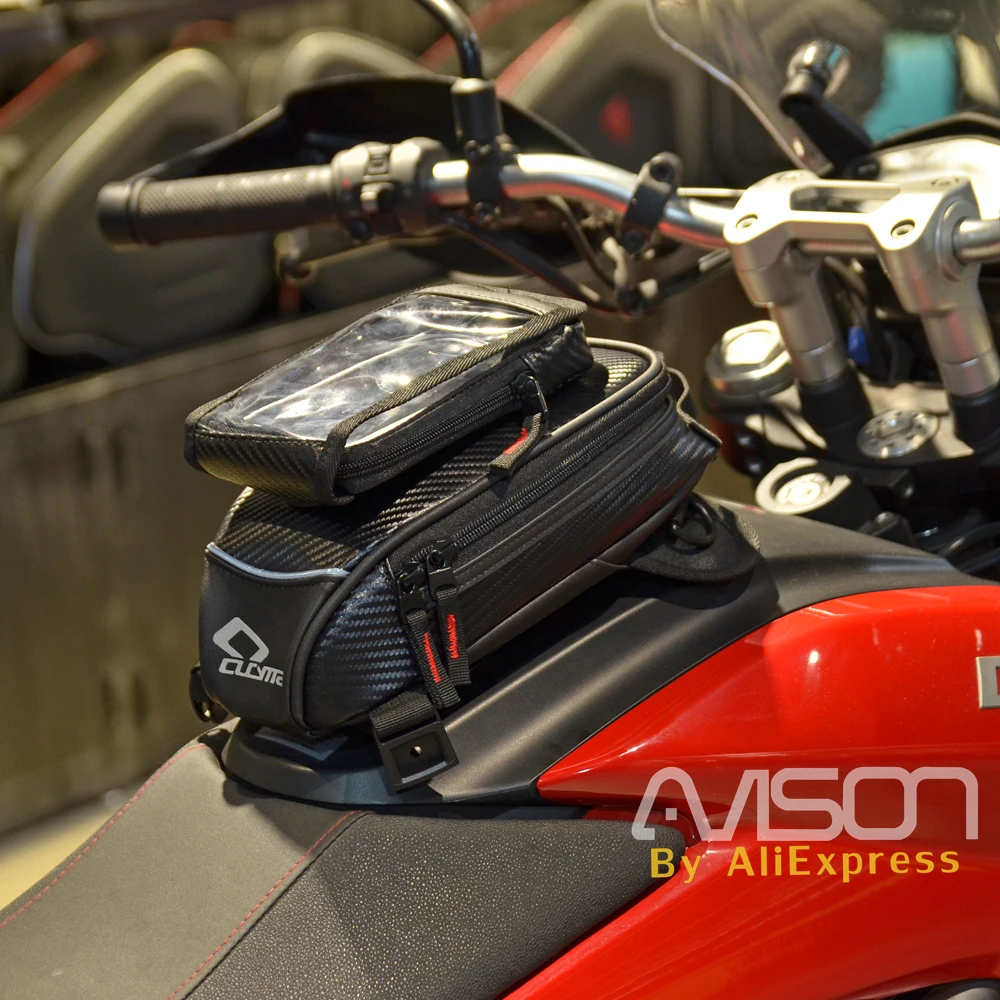 Мотоциклетная сумка для масляного бака ног GPS навигация мобильный телефон