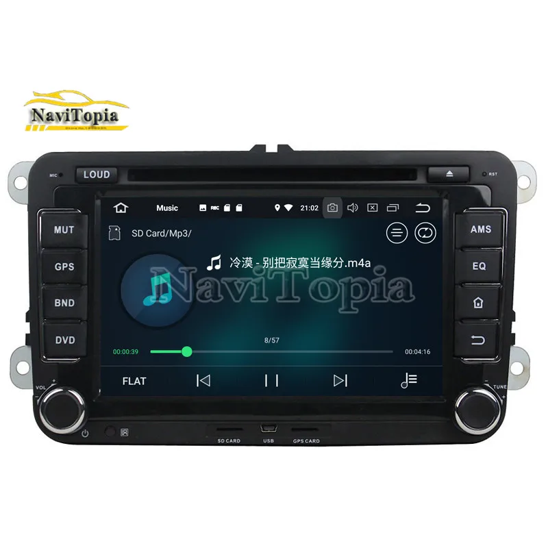 NAVITOPIA 8 дюймов Android 9 0 автомобильный радиоприемник для VW