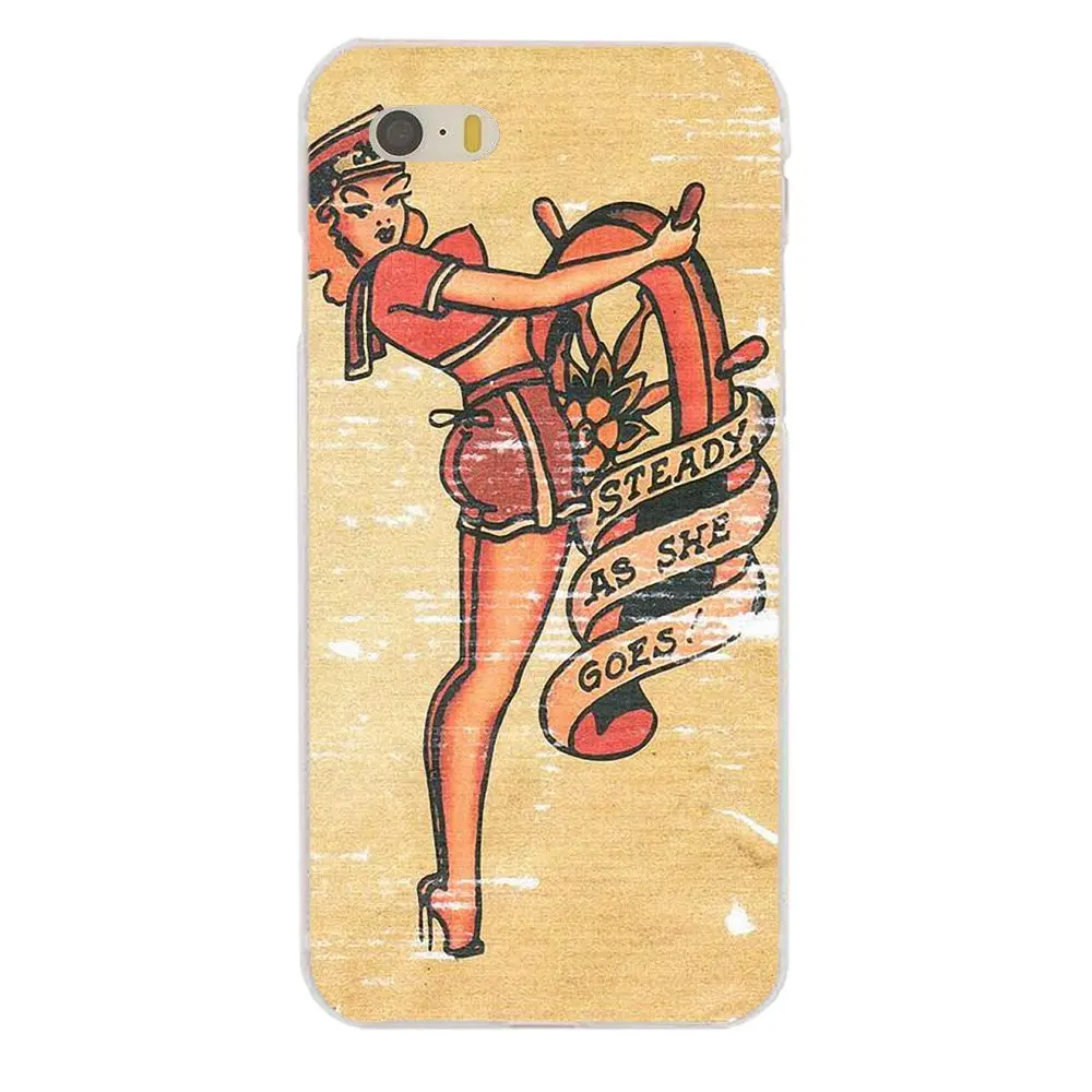 Распродажа Роскошная новая эмблема Сейлор Джерри тату для Moto G G2 G3 G4 G5 HTC 530 626 628 630
