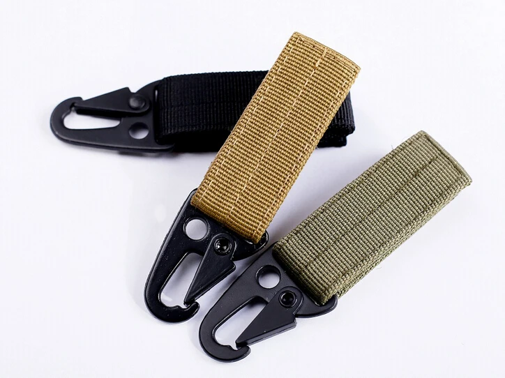 EDCGEAR 2 шт./лот высокопрочный карабин из нейлона для ключей с системой подвешивания на ремень MOLLE.