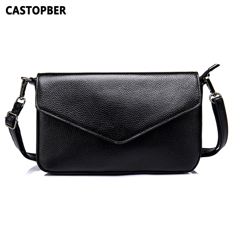 Женская сумка конверт мессенджер женские сумки из натуральной воловьей кожи