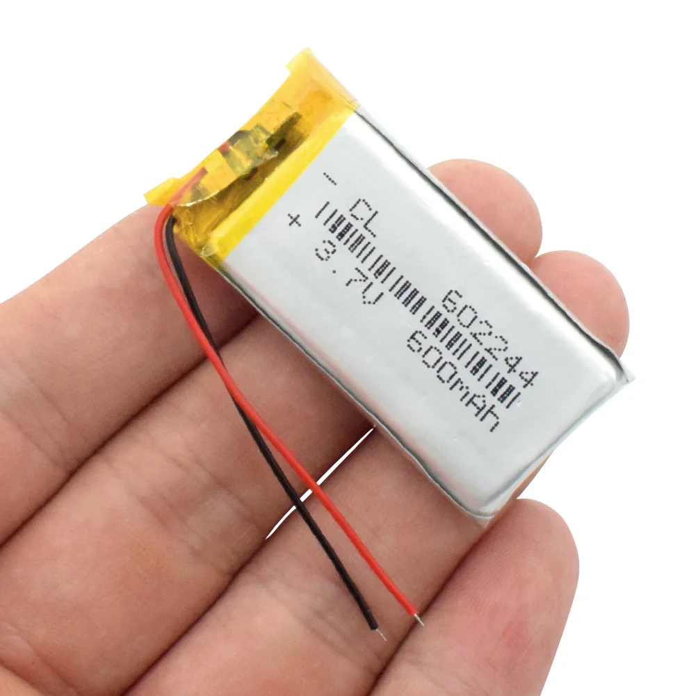1/2/4 шт./лот 602244 мини литиевые батареи 3 7 v 600 mah литий полимерный аккумулятор замена