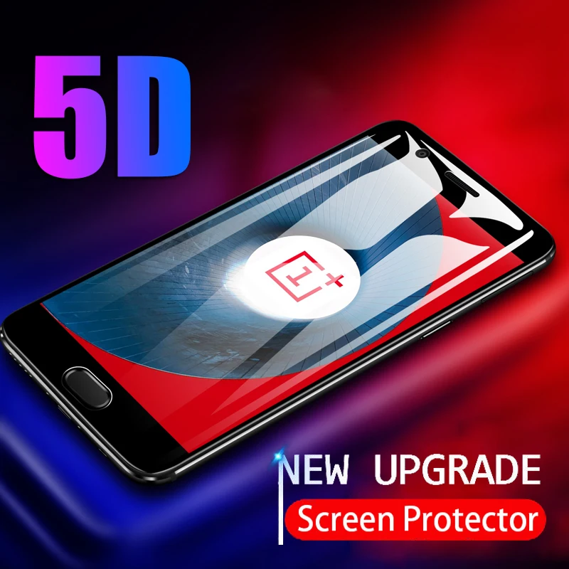 5d для Oneplus 5t защитный чехол из закаленного стекла для экрана One Plus 5 T T5 Oneplus5 Oneplus5t Plus5 Plus5t защитный 9h