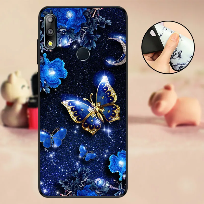 ASUS ZB633KL чехол для телефона ASUS ZenFone MAX PRO M2 ZB631KL чехол-накладка из мягкого силикона ASUS M2 ZB631KL чехол из ТПУ Черный Бампер ZB 633KL - Цвет: T04