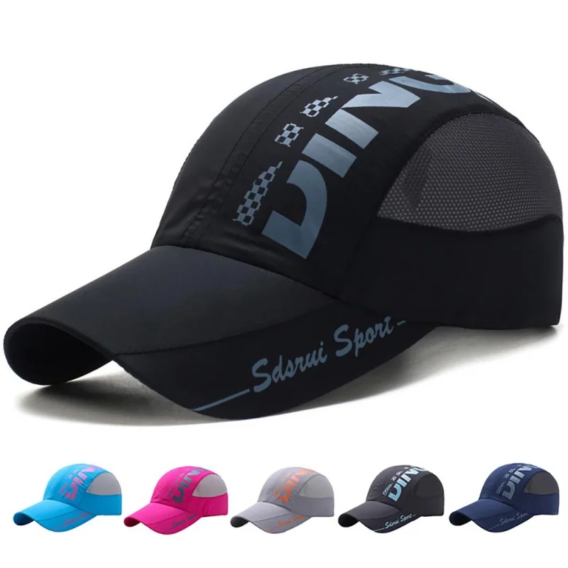 Бейсболка с сеткой 6 цветов летняя быстросохнущая сетчатая Кепка унисекс