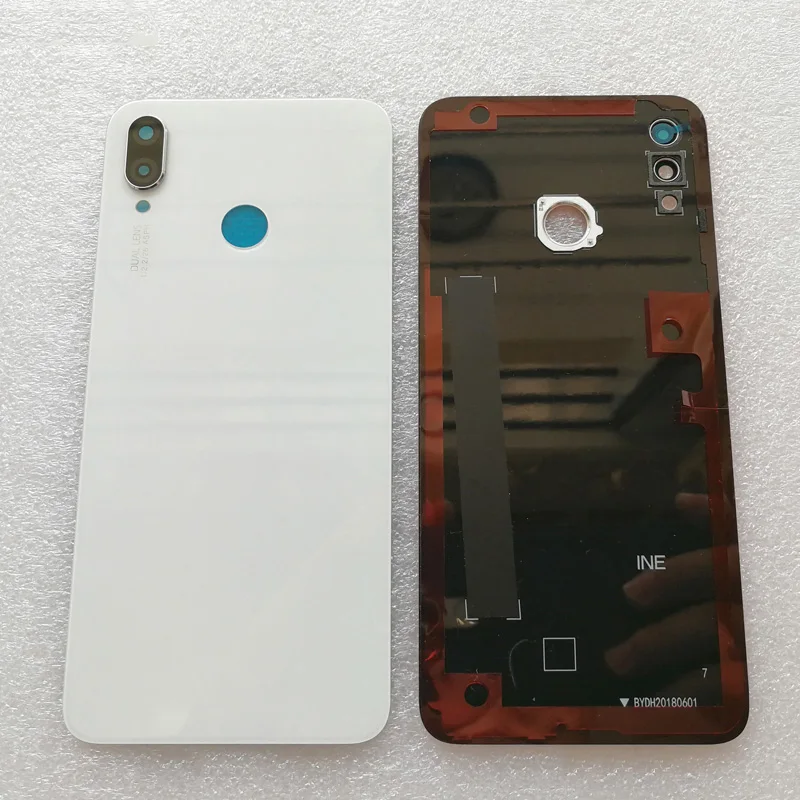 Оригинальная 3D стеклянная задняя крышка для huawei nova 3I nova 3i запасные части задняя крышка батарейного отсека Корпус+ крышка вспышки+ объектив камеры
