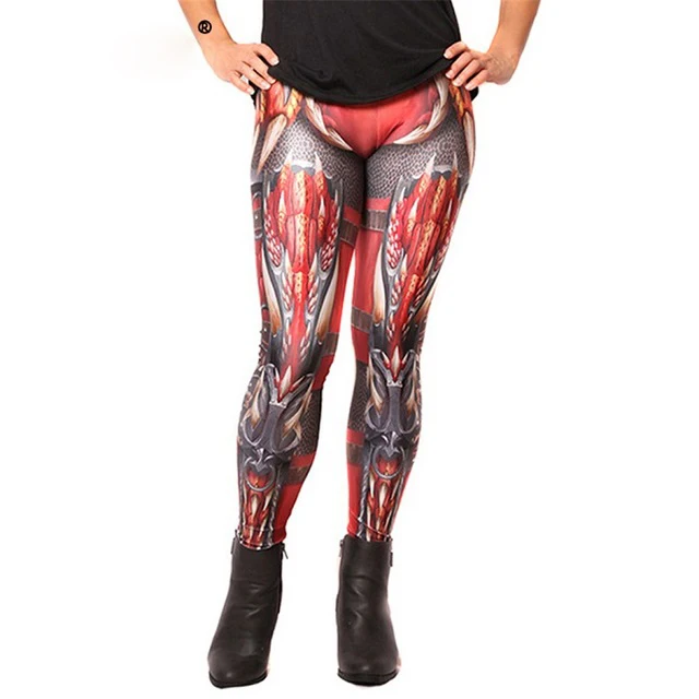 KDK1471 Дизайн WOW The Horde Legins Женские легинсы женские брюки - Цвет: KDK1471