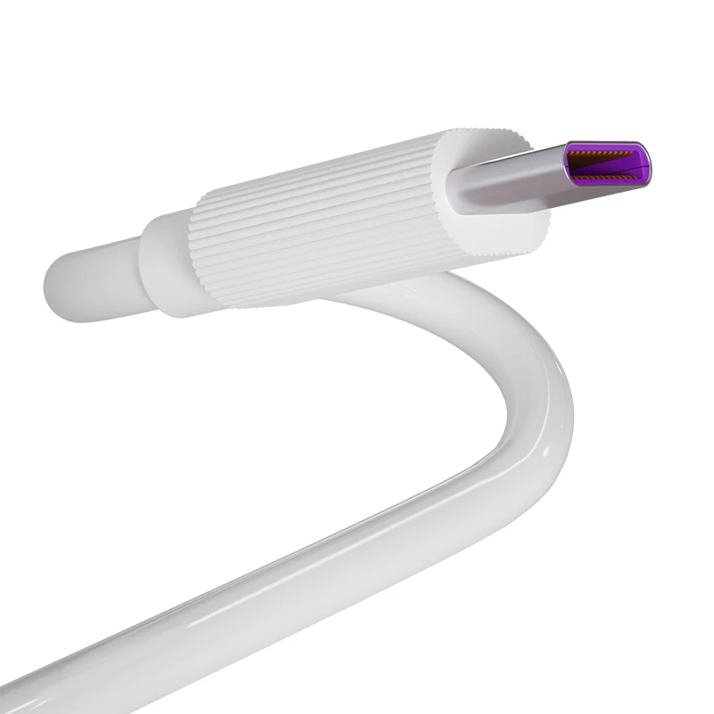 White DM 1 кабель для быстрой зарядки USB C type C 5A для huawei Lite Pro usb зарядный кабель для huawei P20 - Цвет: White