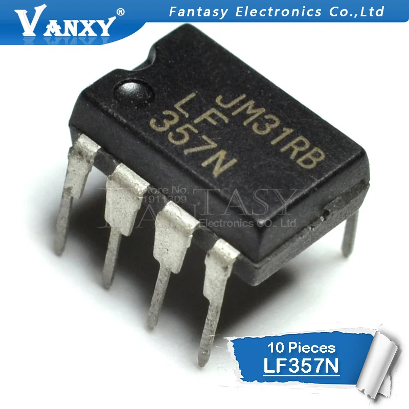 10 шт. LF357N DIP8 LF357 DIP 357N DIP-8 LF357P операционный усилитель