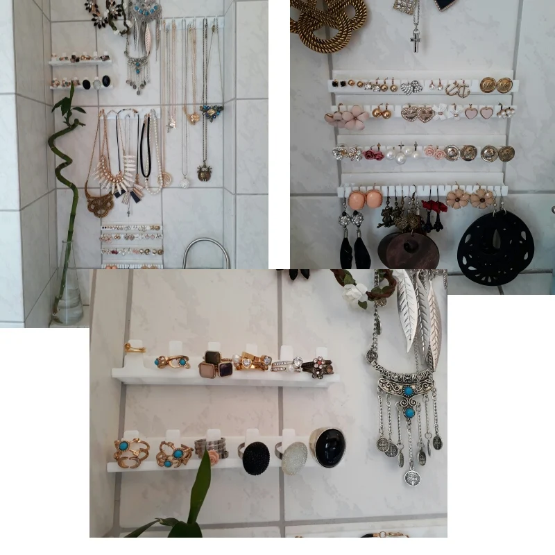 9 шт./компл. белая вешалка для ключей пластиковые крючки органайзер украшений