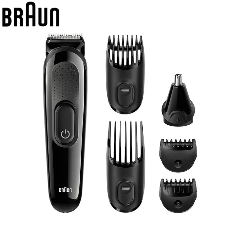 Зубных щеток Braun Для Мужчин's триммер для бороды MGK3020 6 в 1 Многофункциональный Уход за лошадьми комплект электробритва волос носа головы обрезки 4 расчески 13 Длина