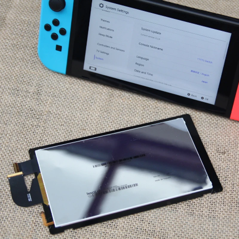 Оригинальный Новый ЖК дисплей для консоли Nintendo Switch NS с сенсорным экраном в сборе +
