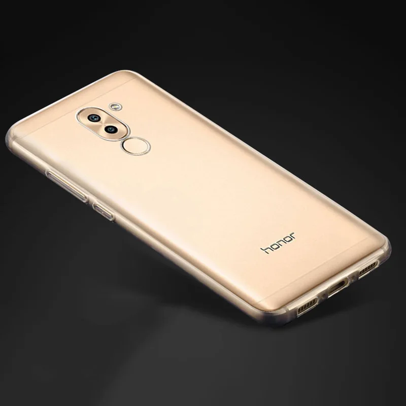 Прозрачный ультра тонкий Тонкий силиконовый чехол для Huawei Honor 6x чехлы прозрачная