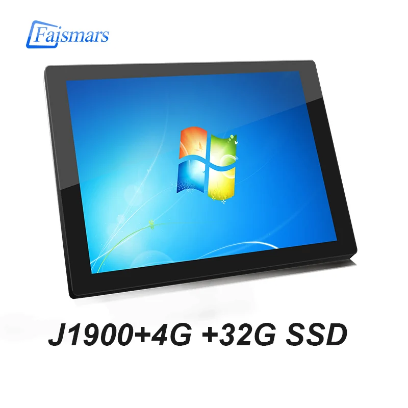 Faismars настольный компьютер 10 4 дюймов 1024x768 Разрешение Intel J1900 2 ГГц все в одном