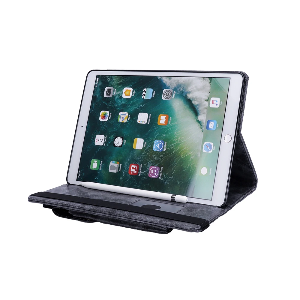 VRLucky Чехол для iPad Pro 12 9 дюйма роскошный бизнес стиль с карандашом отделением карты