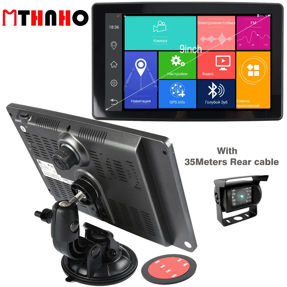 MTHNHO 9 &quotWi Fi автомобильный dvr камера Android gps навигации ADAS видеокамера регистратор