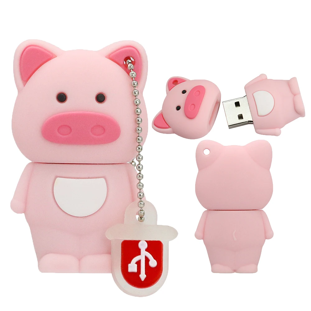 USB флеш накопитель 128 г китайского зодиака животных куриное яйцо кролика Cle Usb Тигр