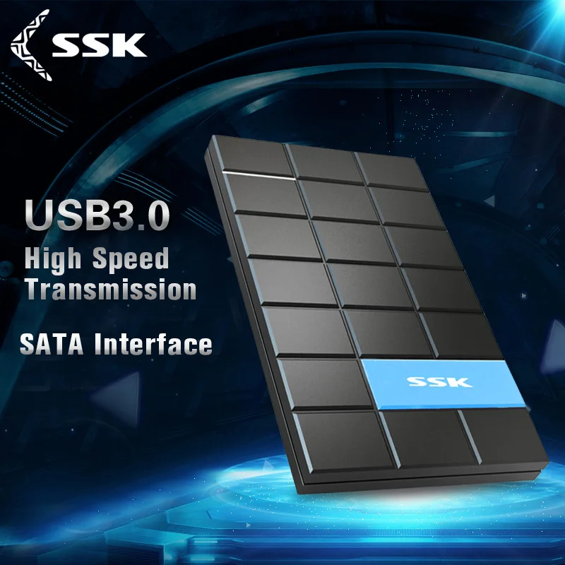 SSK SHE080 корпус для внешнего жесткого диска 2 5 дюймов SATA USB3.0 ssd-адаптер SSD 1 ТБ Тип C