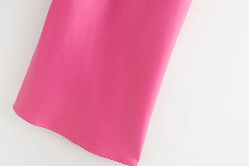 Женское длинное шелковое платье розовое на лето 2019 | Женская одежда