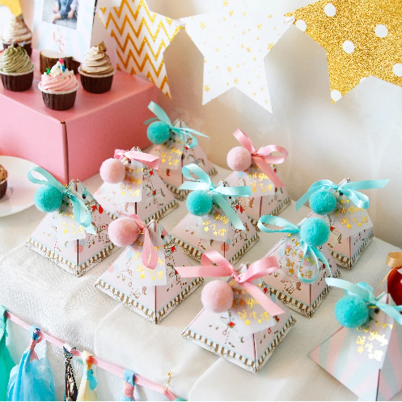 50 шт. карусель коробка конфет для единорога подарок на вечеринку день рождения