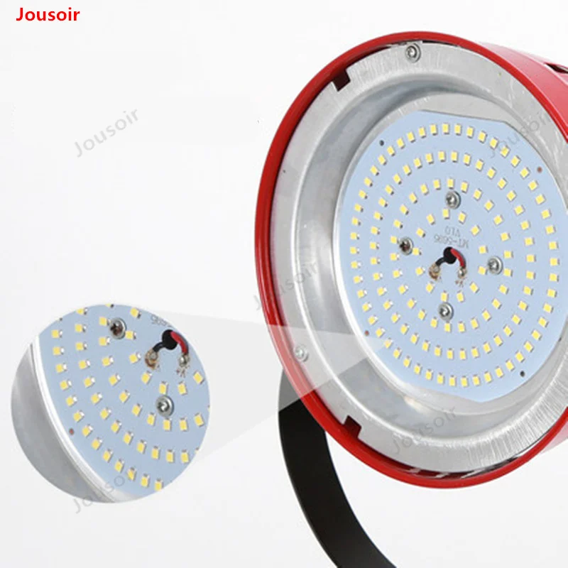 Светодиодная лампа 65 Вт с красной головкой одиночная комплект для внутренней