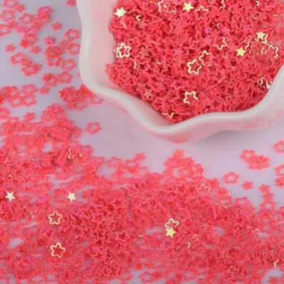 hot pink as photo 11000 шт./лот 25 г 3 мм блестящая Звезда Форма Лазерная выдалбливают ПВХ свободные блестки для ногтей блестки пайетки украшения DIY аксессуары - Цвет: hot pink as photo