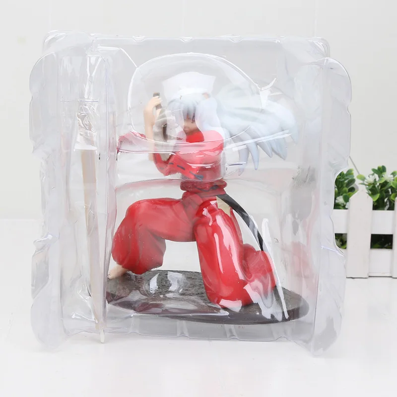 Inuyasha Yasha рисунок Sesshoumaru ПВХ расписная коллекция кукла аниме фигурки модель игрушки 18 см