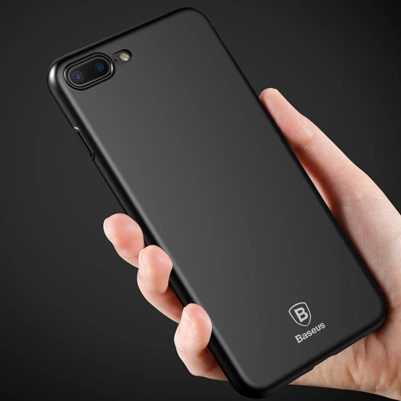 Роскошный чехол для телефона Baseus iPhone 7 Ультратонкий задней панели из
