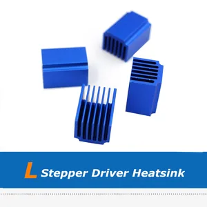 3D Printer Parts 10pcs/lot Blue Large Size Aluminum Stepper Driver Heat Sink