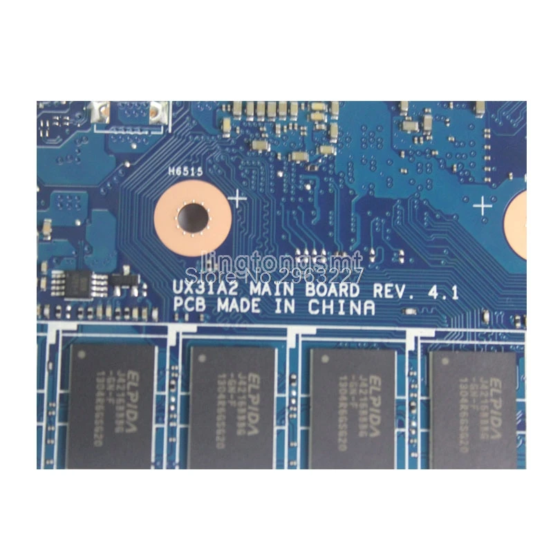 UX31A материнская плата REV4.1 2,0 i5 3317U 4G для ASUS UX31A2 UX31A Материнская плата ноутбука UX31A материнская плата UX31A Материнская плата Тест ОК