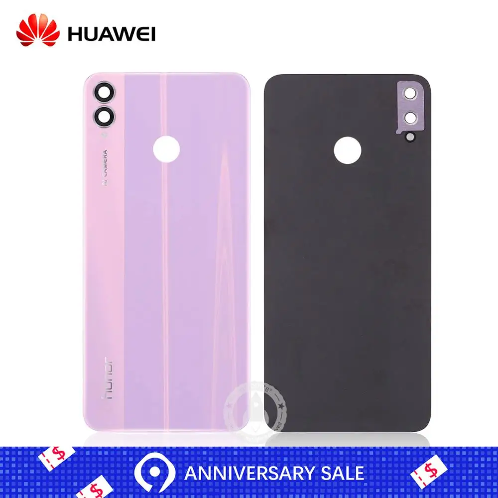 Задняя стеклянная панель крышка для Huwei Honor 8X задняя с объективом Cemara батареи
