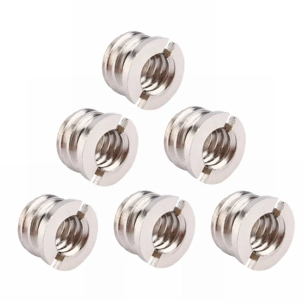 50 шт. оптовая продажа низкая цена переходник с винтом женский 1/4-Male 3/8 для штатива