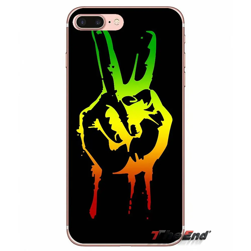 Для Apple iPhone X 4 4S 5 5S SE 5C 6 6S 7 8 Plus 6Plus 7plus 8plus Fundas Coque bob marley rasta lion reggae силиконовый чехол |