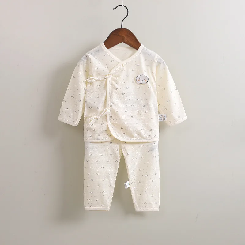 Комплект одежды унисекс для новорожденных девочек и мальчиков с поясом без