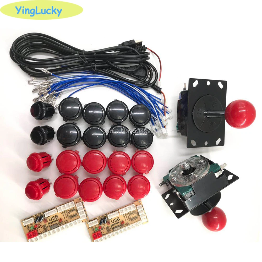 Zero delay аркадный джойстик DIY kit sanwa Джойстик аксессуары для игр аркадные кнопки
