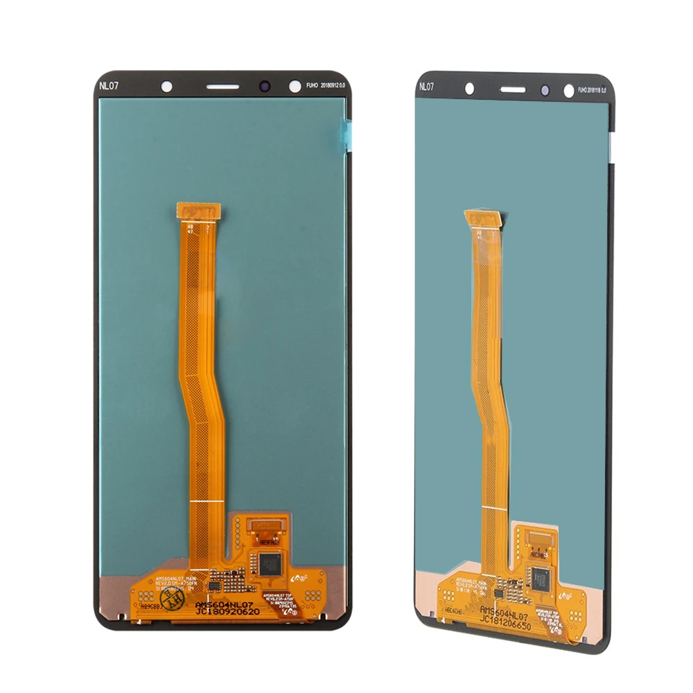 6,0 ''Super AMOLED для samsung Galaxy A7 SM-A750F A750F A750 ЖК-дисплей кодирующий преобразователь сенсорного экрана в сборе Замена A750 lcd