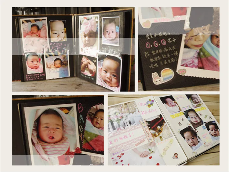 Винтажная чистая крафт-бумага пленка внутри самоклеющийся клейкий альбом ручная