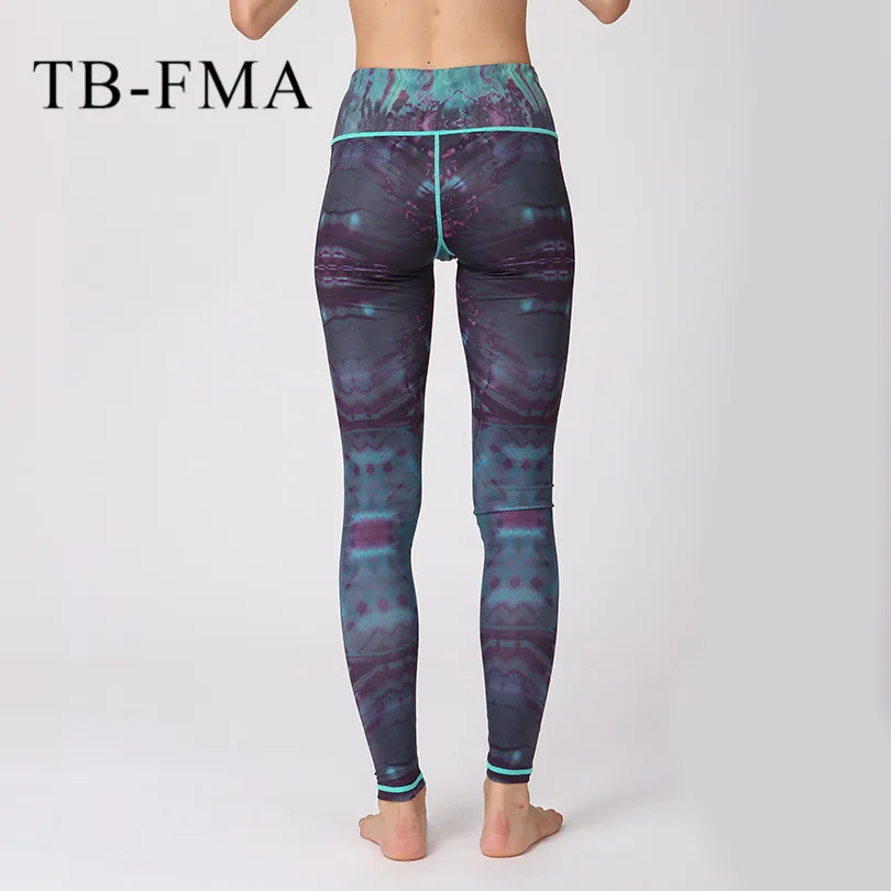 

TB-FMA Women Yoga Pants Sport Leggings Gym Tight Women Leggings for Fitness Push Up Sport Trouser Elastic Workout Running Pant