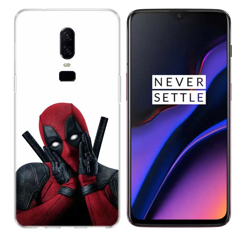 Marvel Hero Deadpool Comic Phone case Frosted Fundas Silicon Case For OnePlus 7 Pro 6T 6 5T 5 Cover |