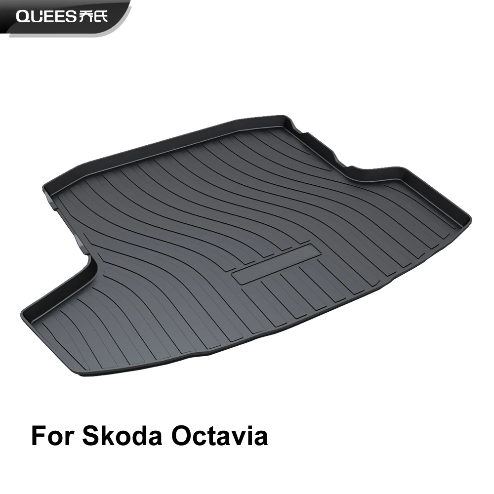 Коврик для багажника QUEES подходящий под заказ Skoda Octavia Sedan Mk3 (не подходит