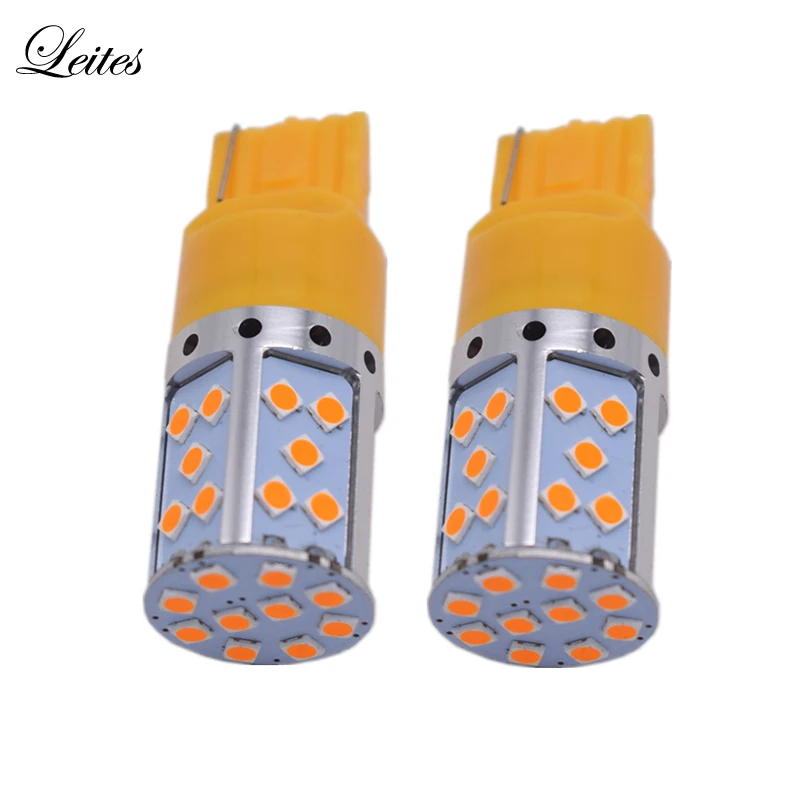 Лейтес 2 шт. T20 7440 W21W 3030 35SMD Canbus Светодиодная Лампочка лампа стоп сигнал светильник