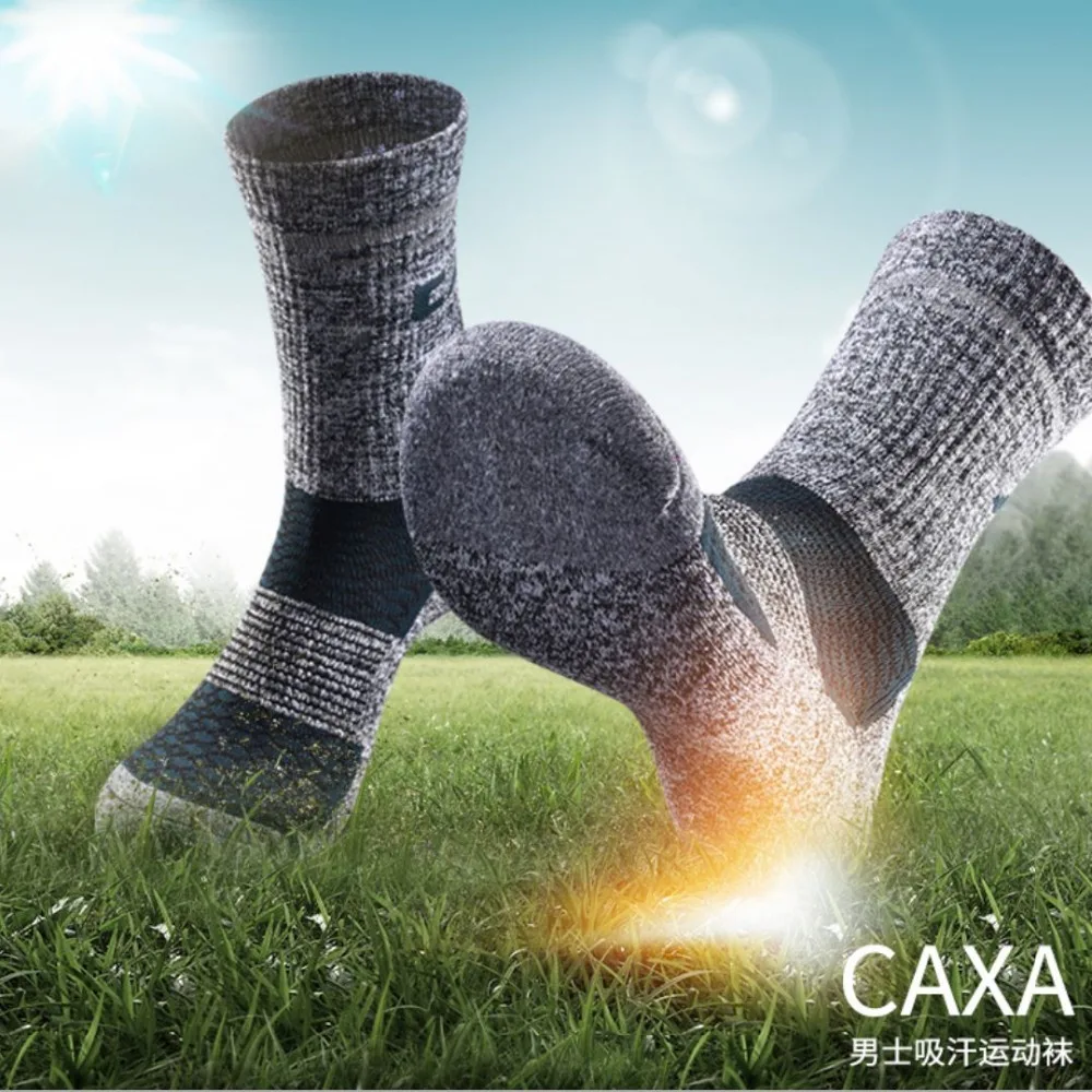 CAXA всесезонные профессиональные мужские спортивные носки для бега на открытом