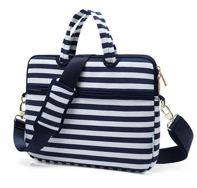 Lines Stripes 12 13,3 14 15 15,6 дюймов для женщин и мужчин сумка для ноутбука водонепроницаемая сумка для компьютера сумка-мессенджер Флора сумка для Macbook - Цвет: Lines Stripes