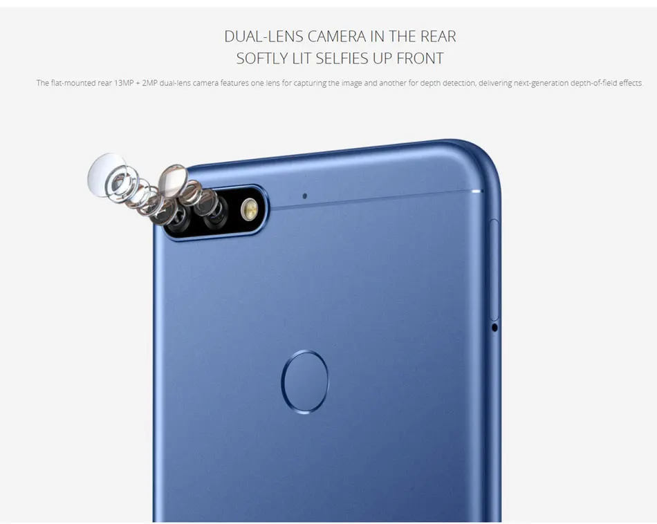 Honor Play 7C мобильный телефон 5,99 дюймов полный Экран 4 Гб оперативной памяти, 32/64GB 13MP+ 8MP Камера 3000 мА/ч, 4G LTE Android 8,0 смартфон