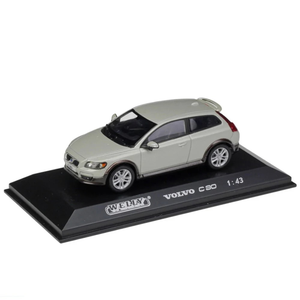 Volvo C30 WELLY 1:43 Масштаб Volvo/Porsch/Audi/Benz/VW литая металлическая модель автомобиля Модель игрушки для мальчика Коллекция игрушек Детский подарок - Цвет: Volvo C30